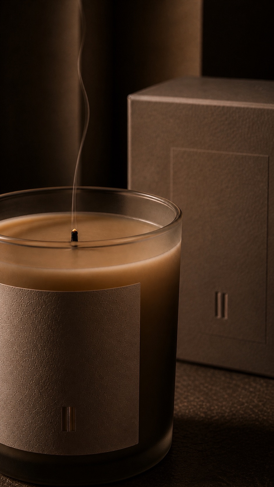 Short-form frame showing smoke and candle vessel detail